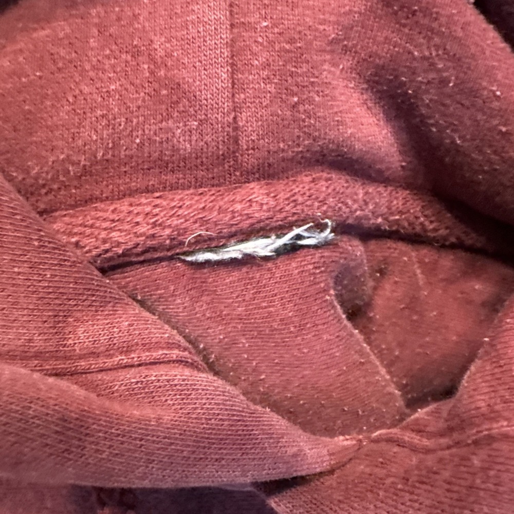 Minnesota Embroidered‎ Hoodie Burgundy ?XXL 29" Pit to Pit | MSRP = $60 - Picture 3 of 6